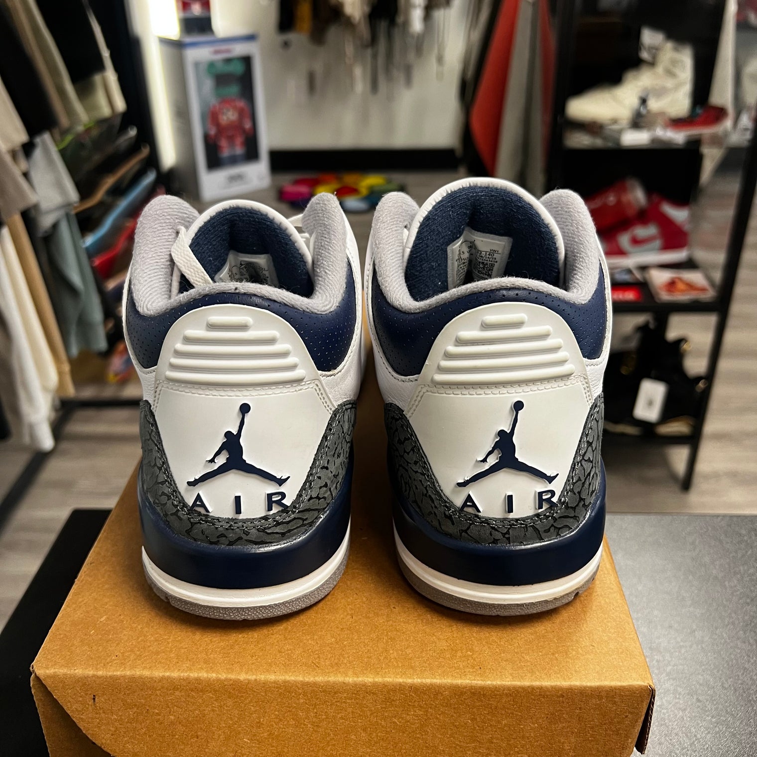 Midnight Navy Jordan 3 (USED, No Box)