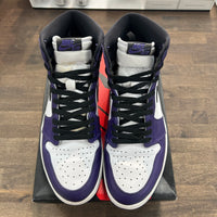 Court Purple White Jordan 1 High Retro (USED)