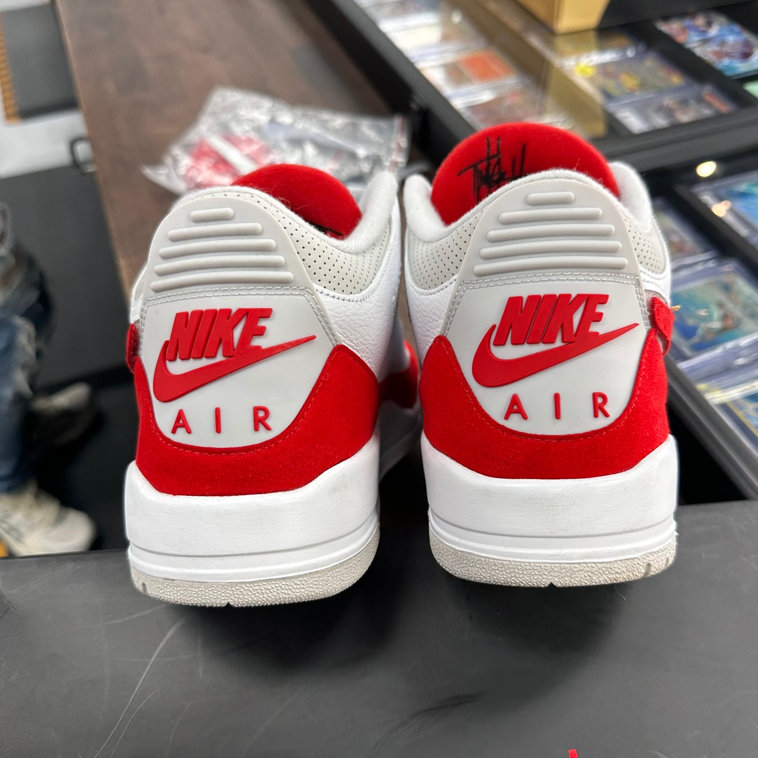 Tinker Jordan 3 White University Red (USED)