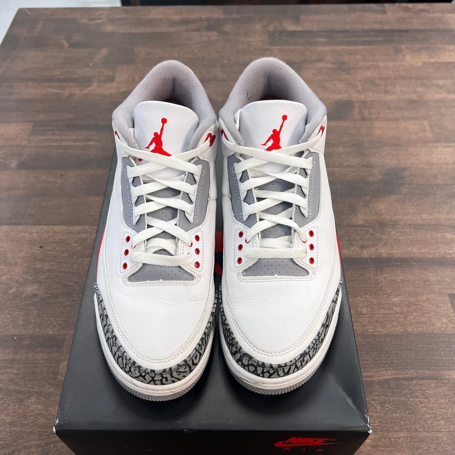 Fire Red Jordan 3 (USED)
