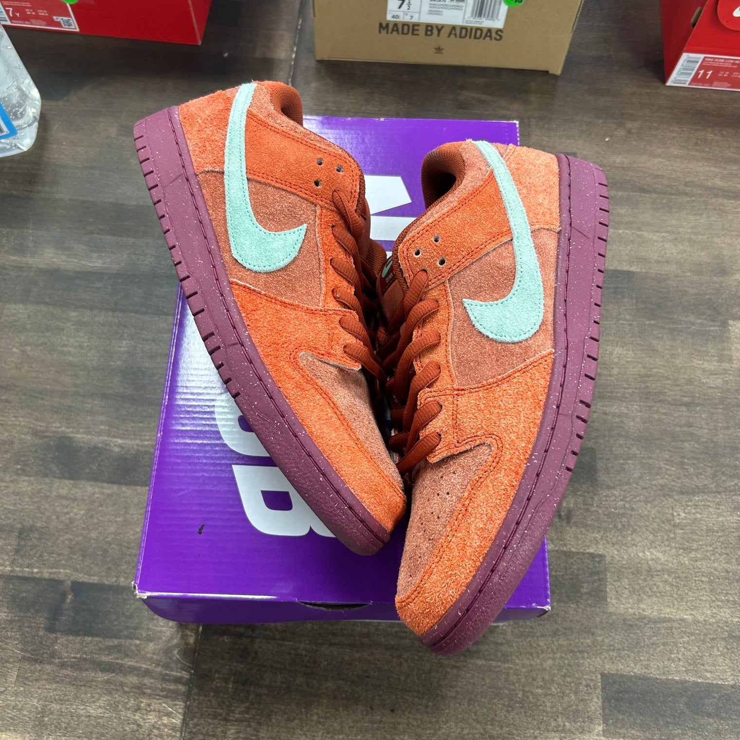 Red Rosewood Nike SB Dunk Low (USED)