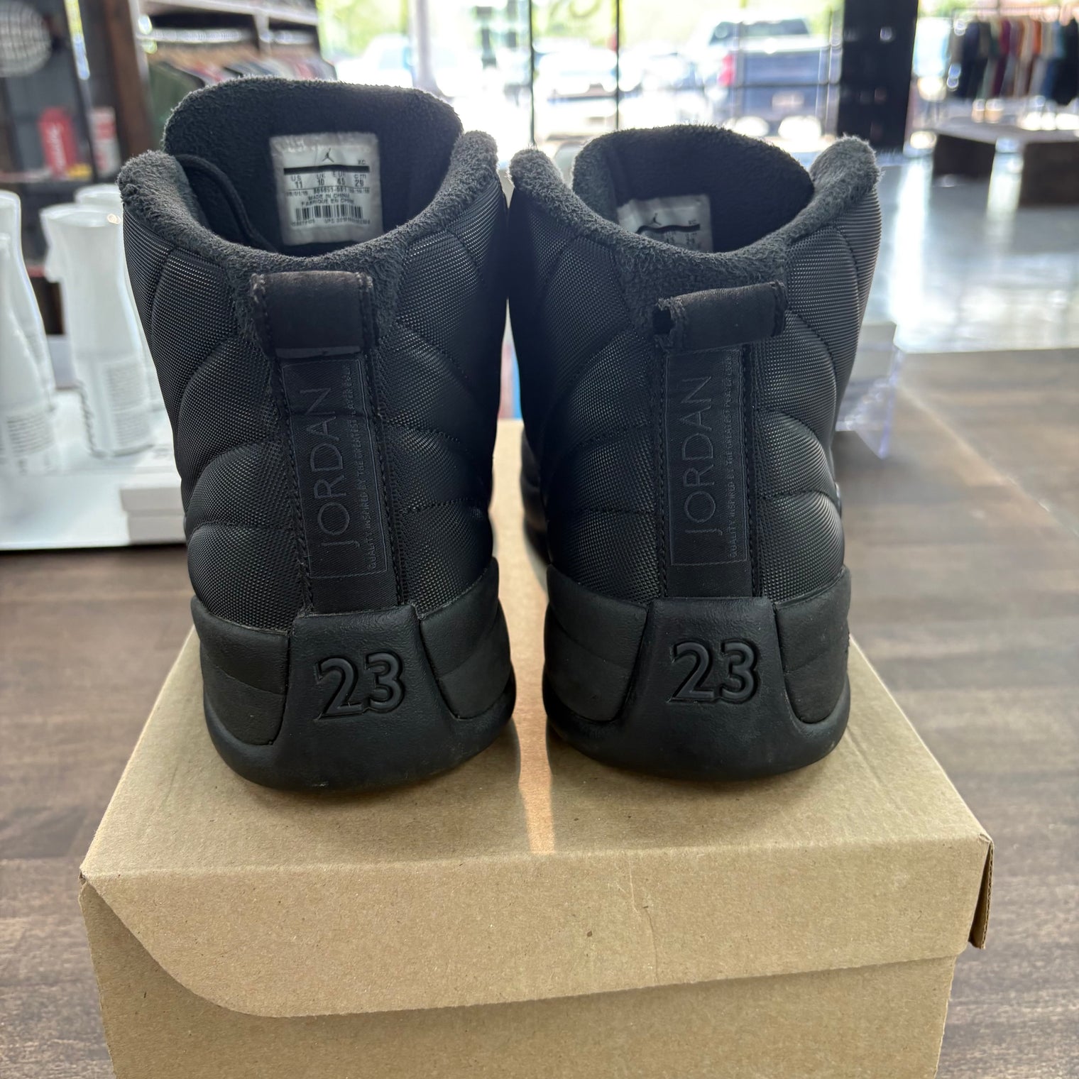 Winterized Jordan 12 Retro (USED, No Box)