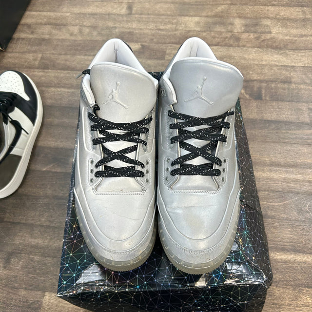 5Lab3 Silver Jordan 3 Retro (USED)