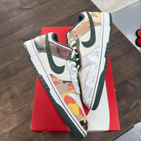 White Multi-Camo Dunk Low (USED)