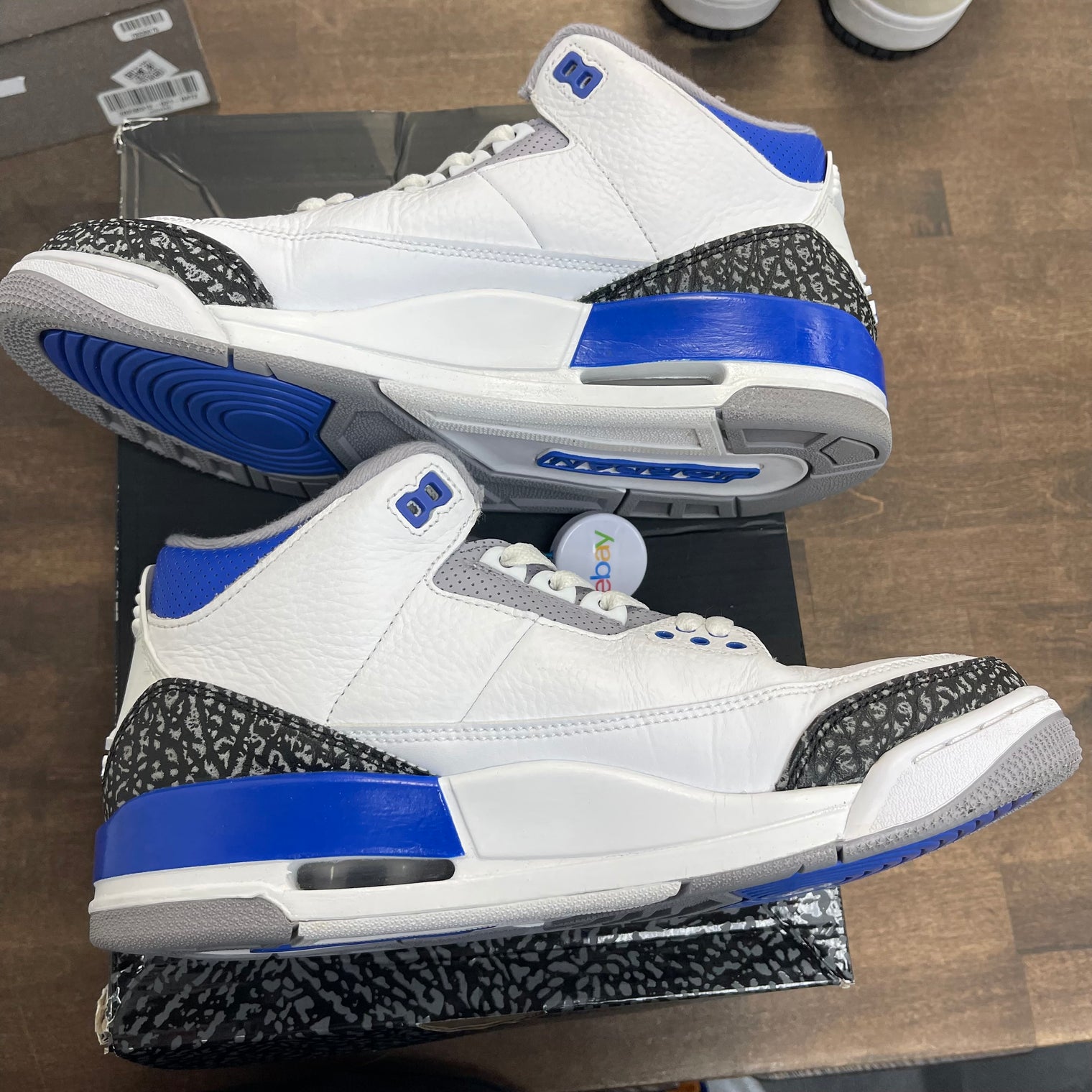 Racer Blue Jordan 3 (USED)