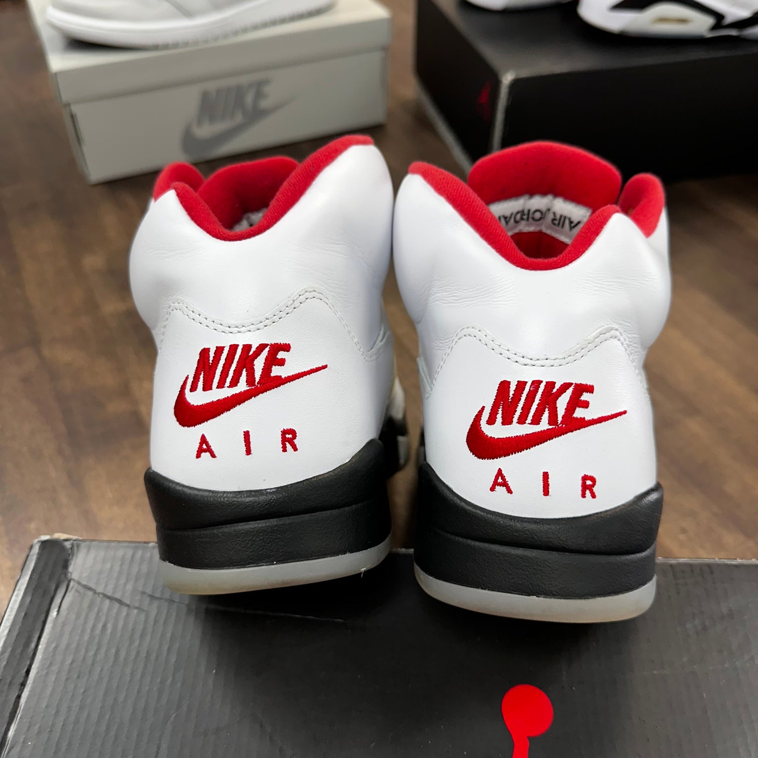 Fire Red Jordan 5 (USED)