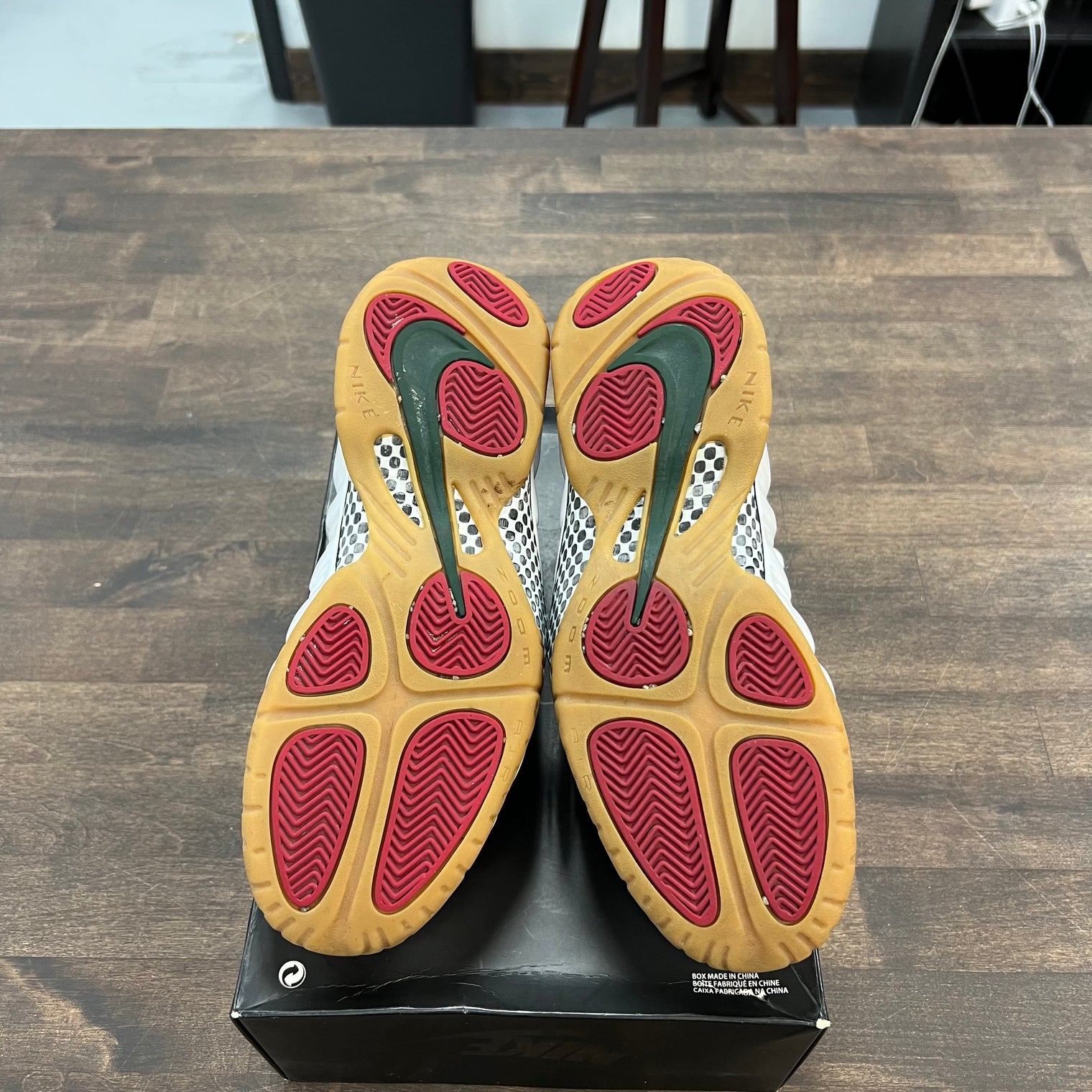 White Gucci Foamposite (USED, No Box Lid)