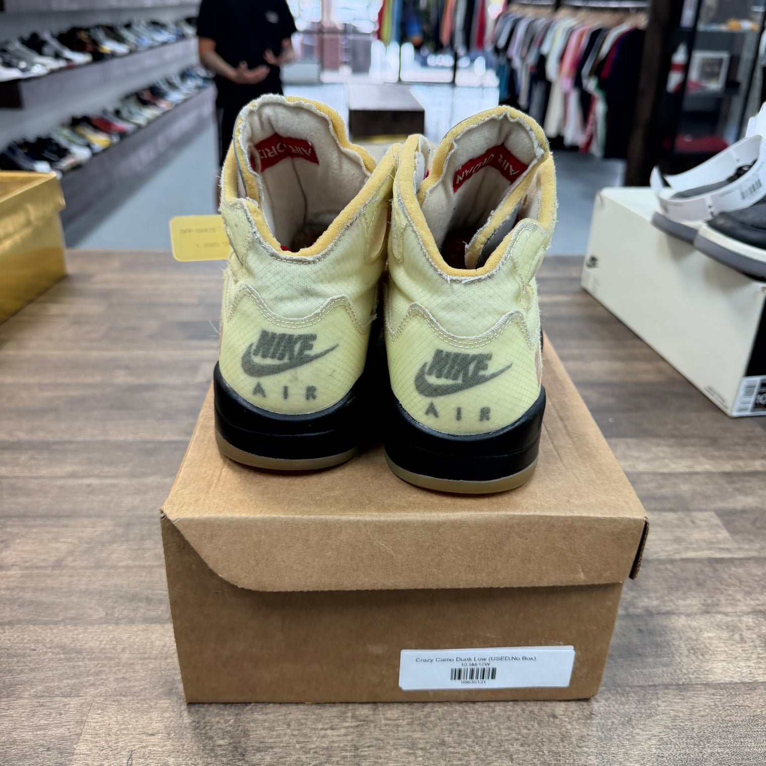 Sail Off-White Jordan 5 Retro (USED, No Box)