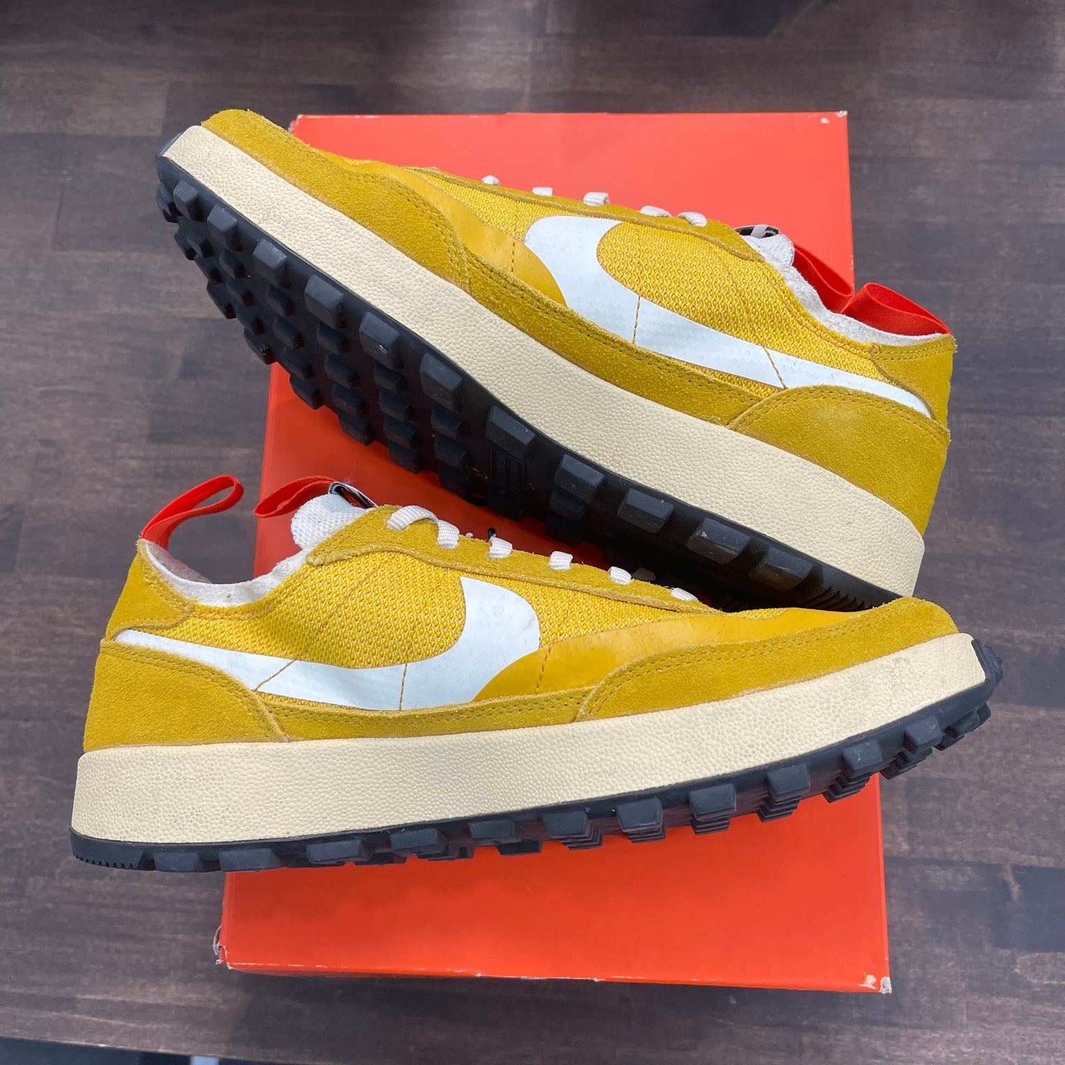 (W) Tom Sachs General Purpose Shoe Dark Sulfur (USED)