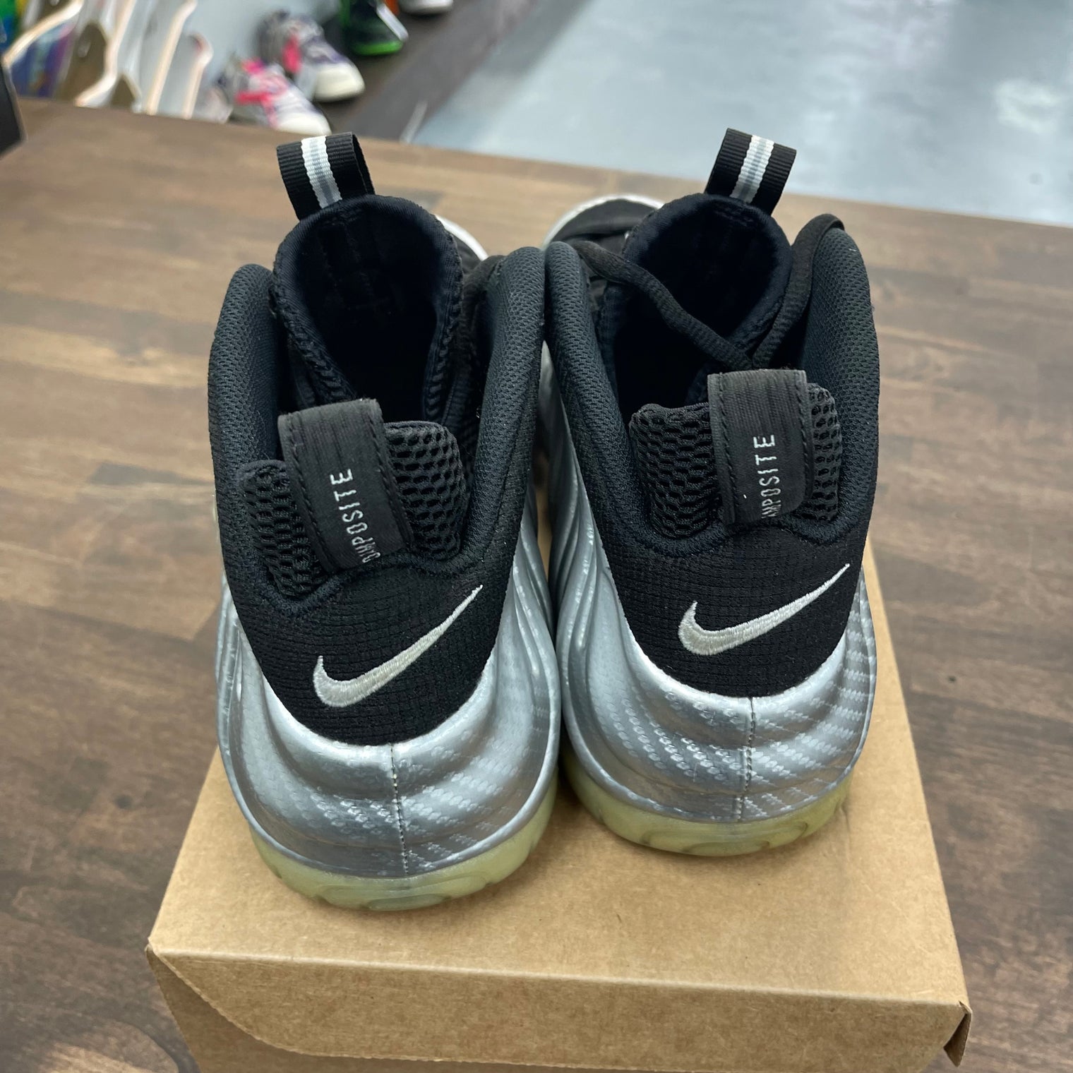 Silver Surfer Foamposite One (USED, no box, no insoles)