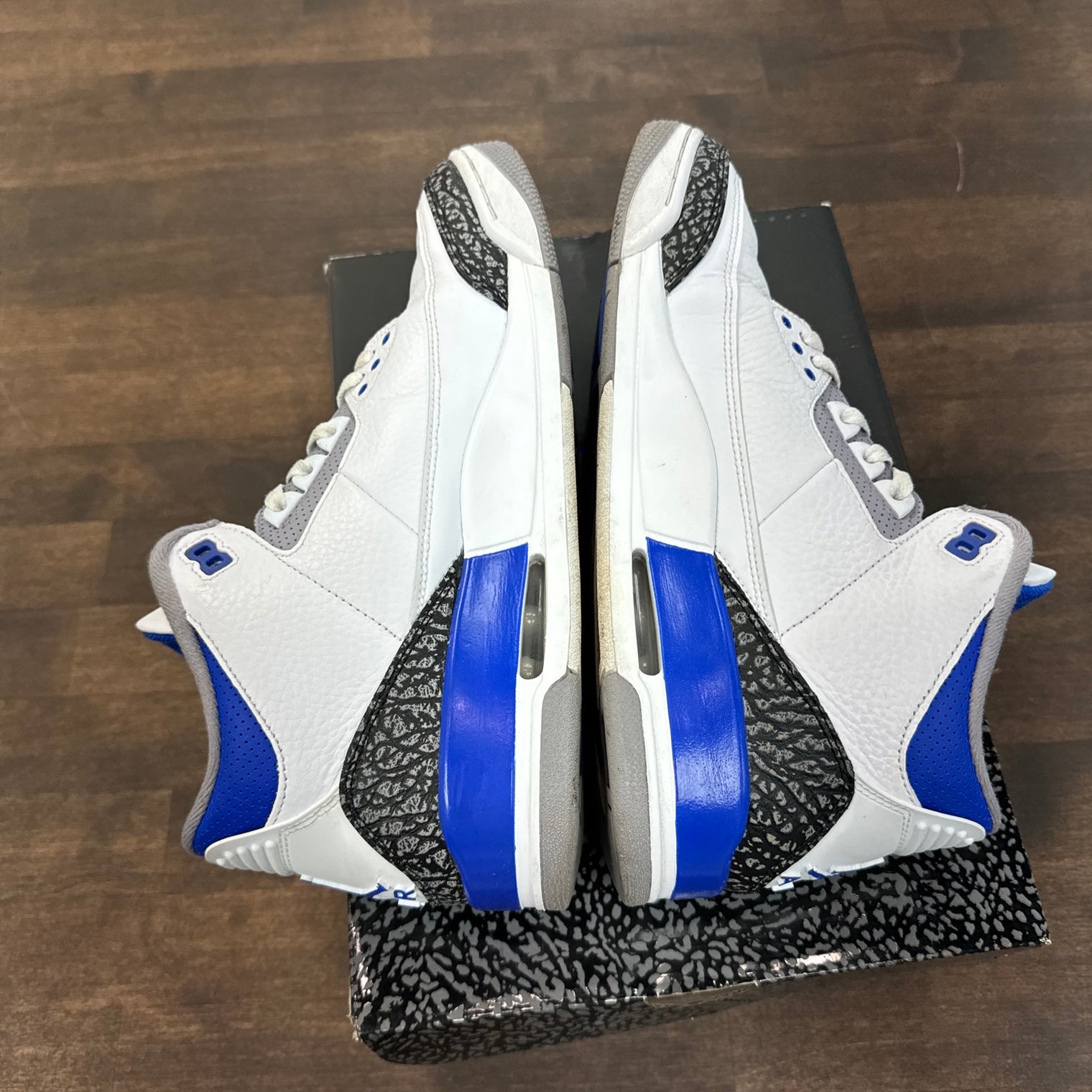 Racer Blue Jordan 3 (USED)