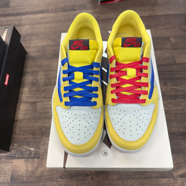 Travis Scott Canary Jordan 1 Low OG (W) (USED)