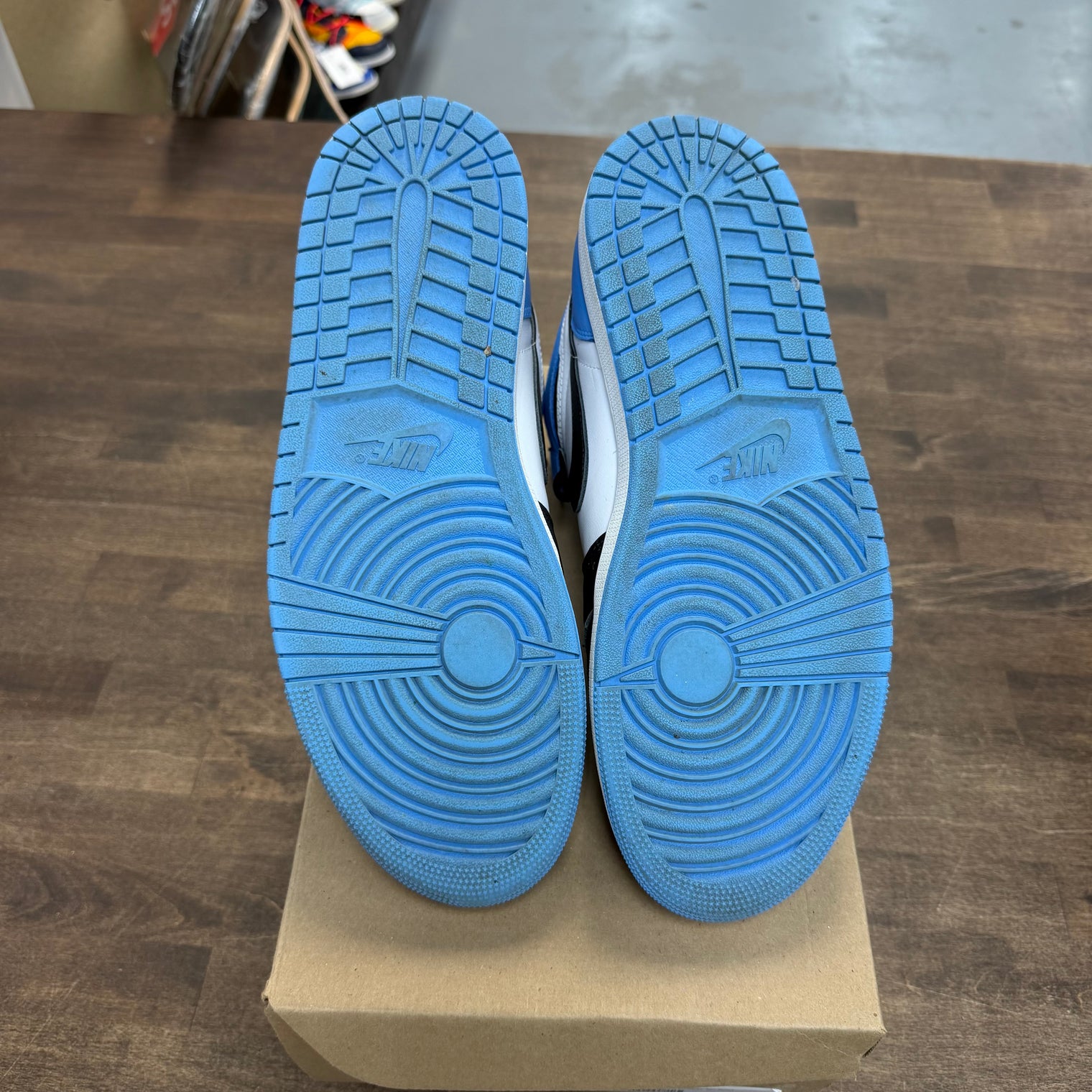 UNC Toe Jordan 1 High (USED, No Box)