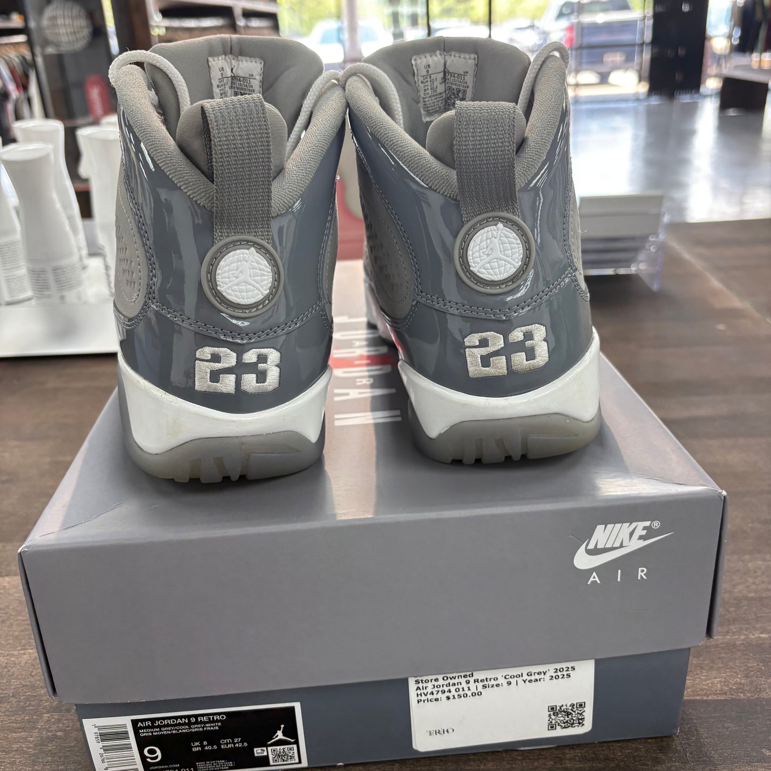 Cool Grey Jordan 9 (USED)