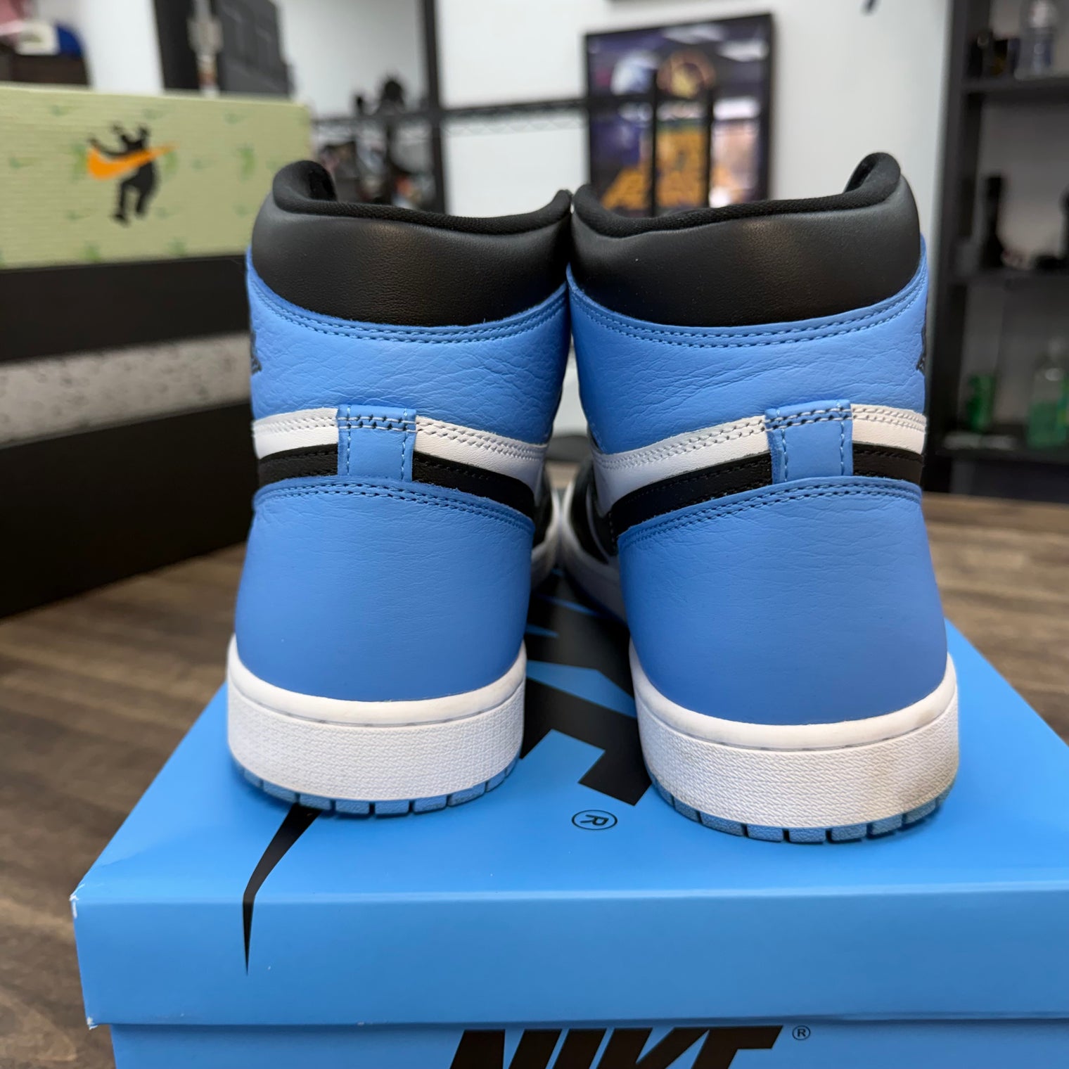 UNC Toe Jordan 1 Retro High OG (USED)