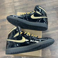 Black Metallic Gold Jordan 1 High (USED, No Box)