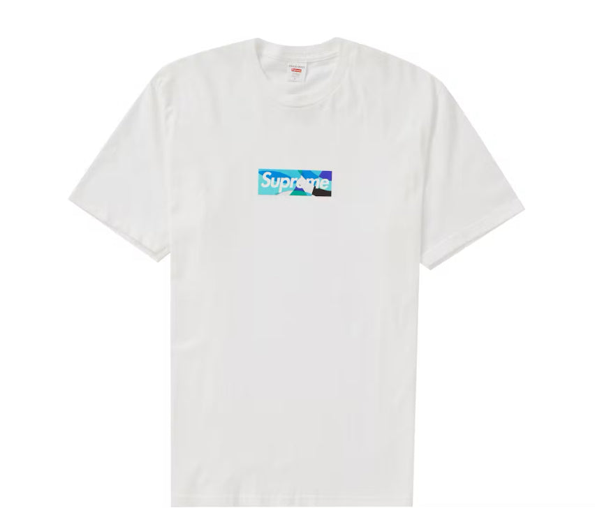 Supreme Emilio Pucci Box Logo Tee White/Blue