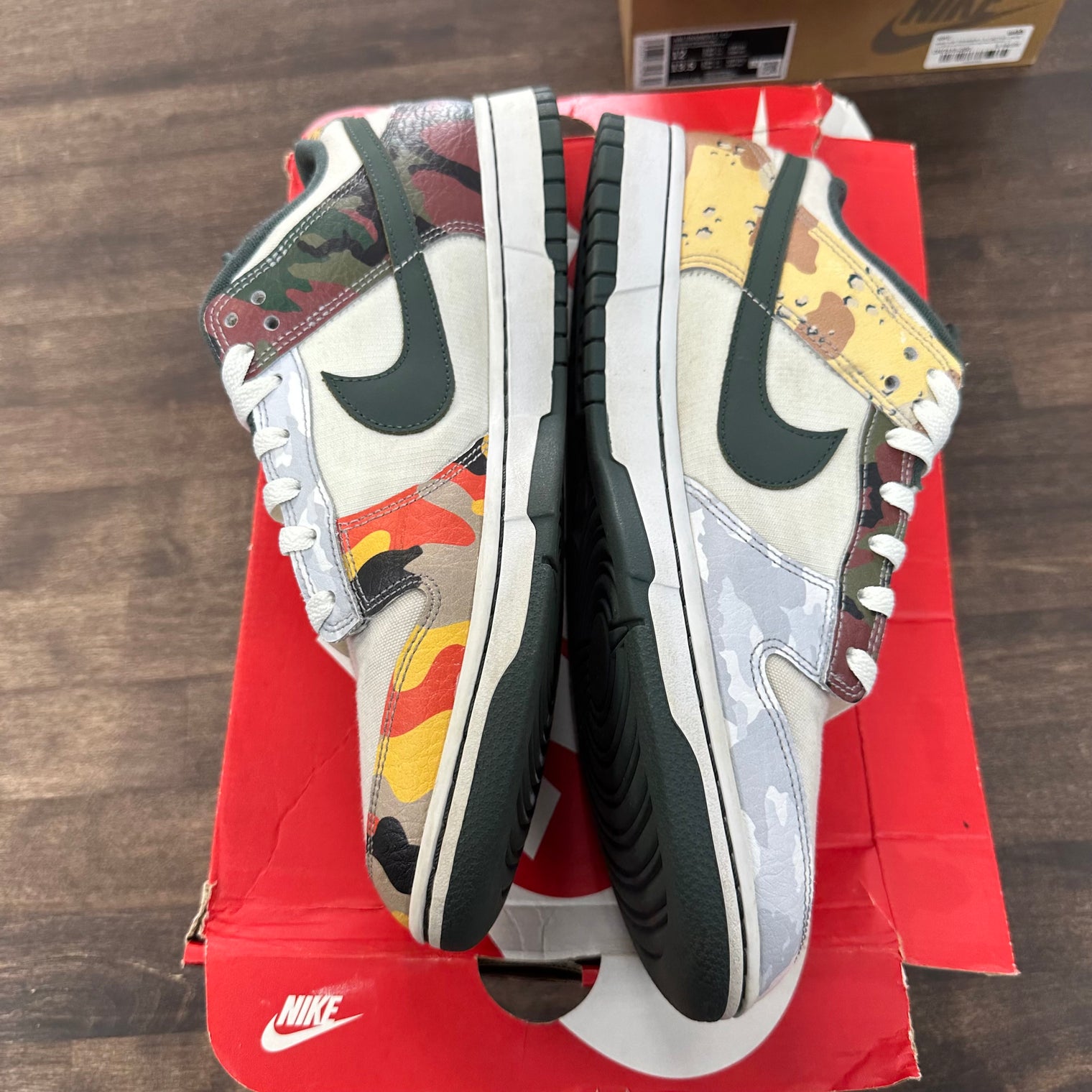 Camo Nike Dunk Low (USED)