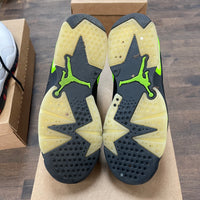(GS) Electro Green Jordan 6 (USED,No Box)