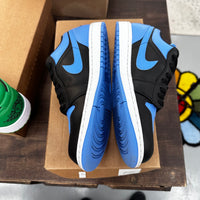 Black University Blue Jordan 1 Low (USED, No Box)