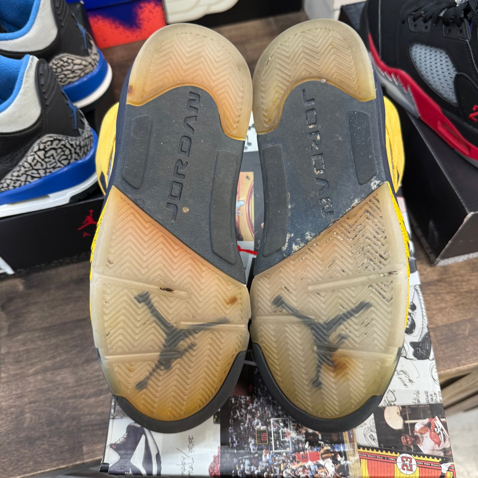 Michigan Jordan 5 Retro (USED)