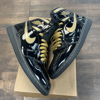 Black Metallic Gold Jordan 1 High (USED, No Box)
