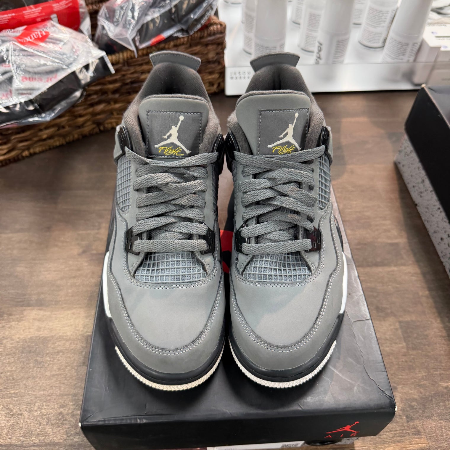 Cool Grey Jordan 4 Retro (GS) (USED)