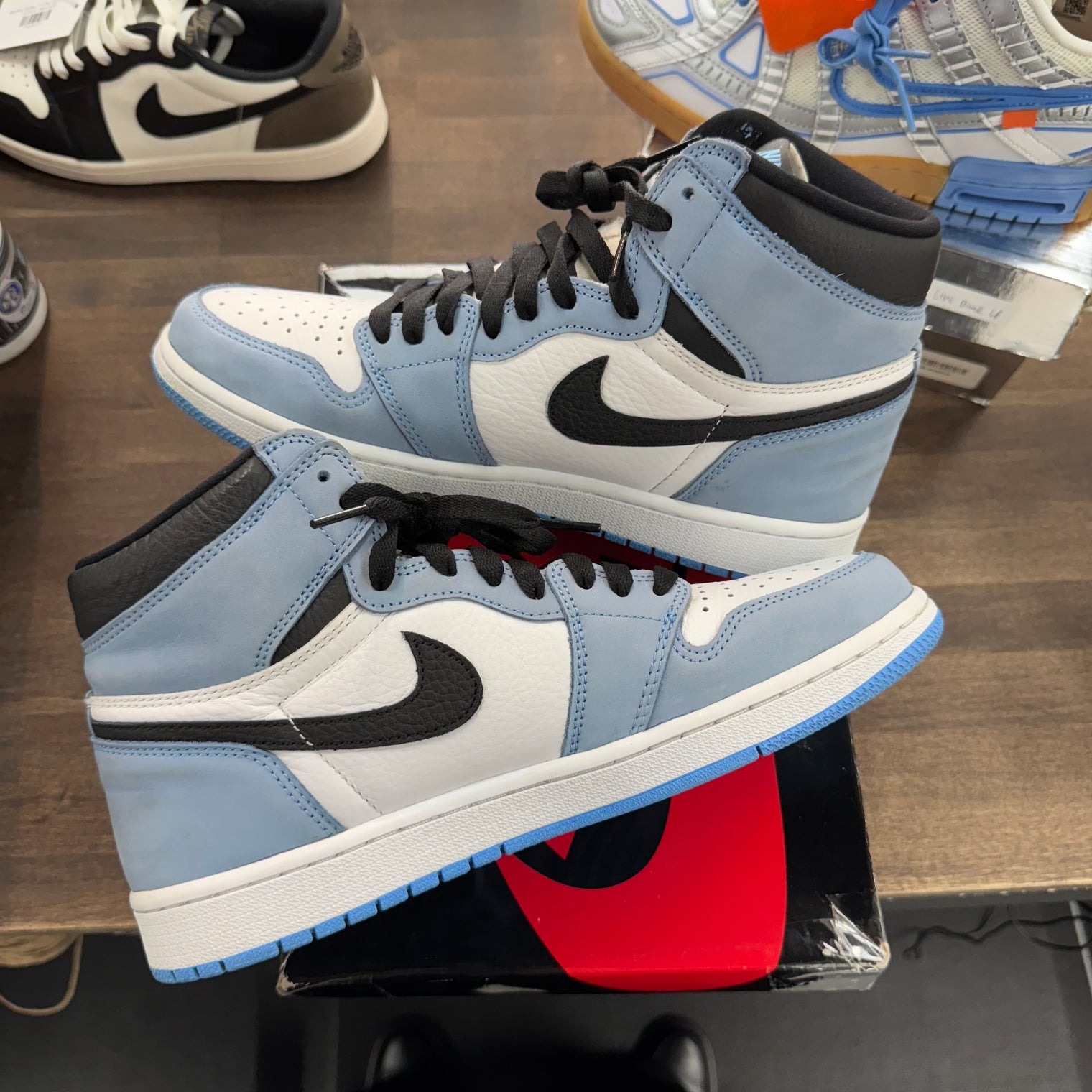 University Blue Jordan 1 High (USED, No Lid)