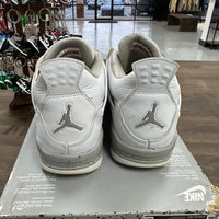 White Oreo Jordan 4 Retro (GS) (USED, No Lid)