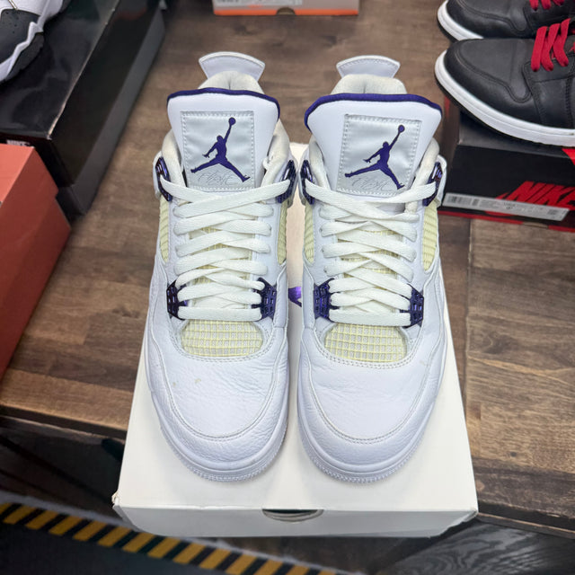 Metallic Purple Jordan 4 (USED, no insoles)
