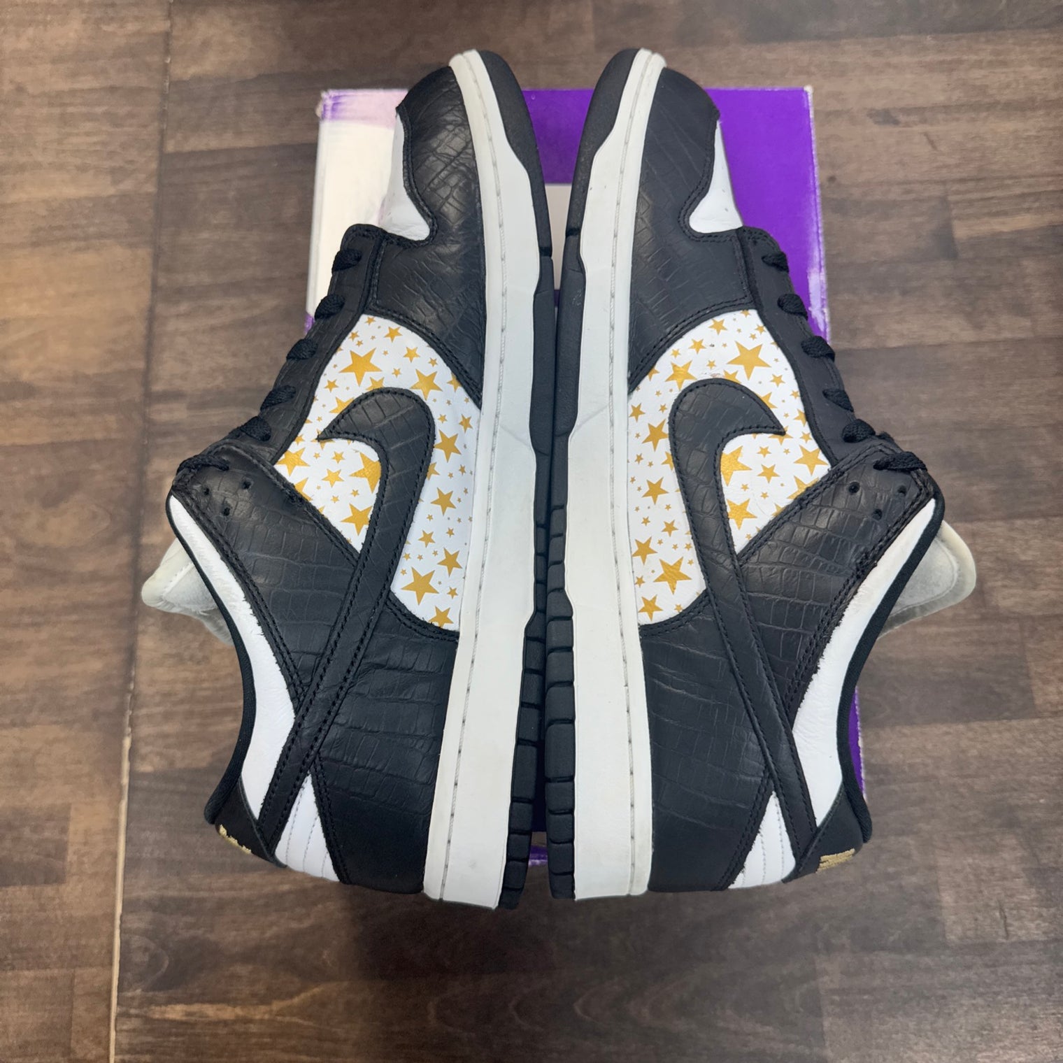 Stars Black Supreme Nike SB Dunk Low (USED)