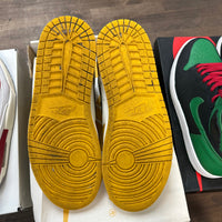 Yellow Ochre Jordan 1 Retro High OG (USED,Damaged Box)