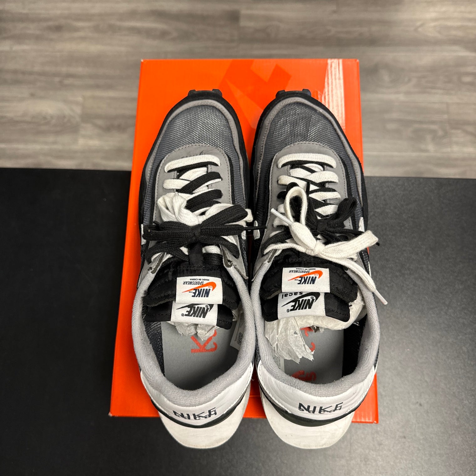 Black White Sacai Nike LD Waffle (USED)