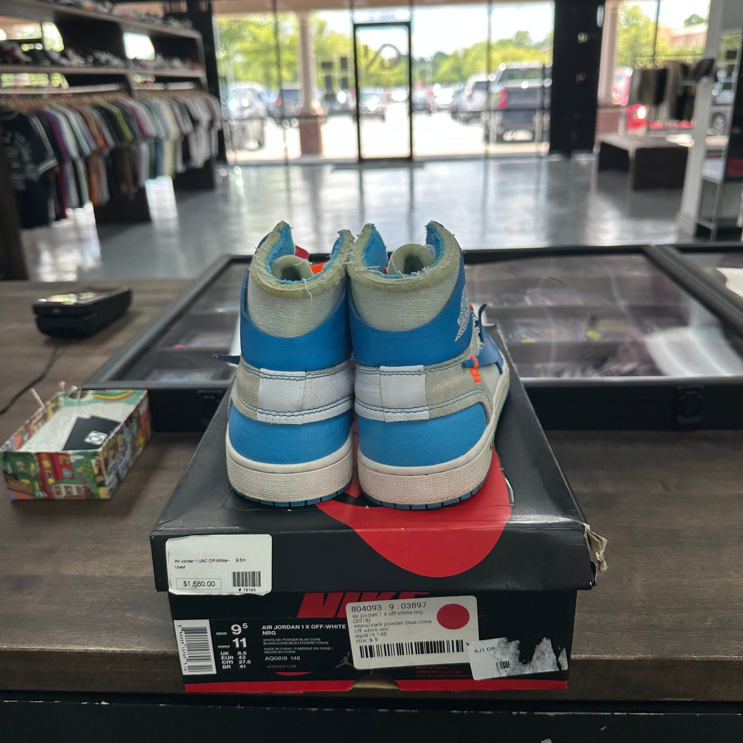 Off-White UNC Jordan 1 High (USED)