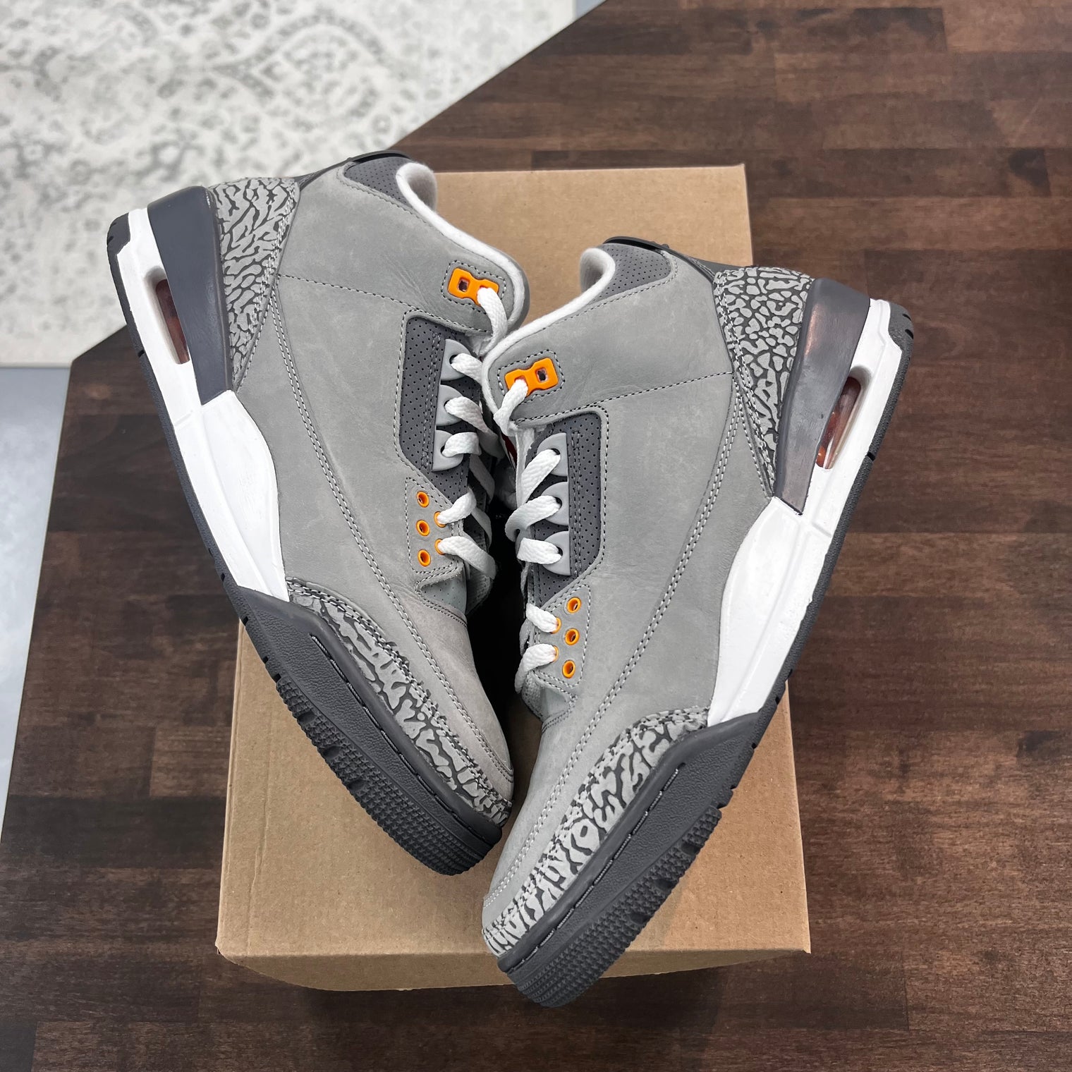 Cool Grey Jordan 3 Retro (USED,No Box)