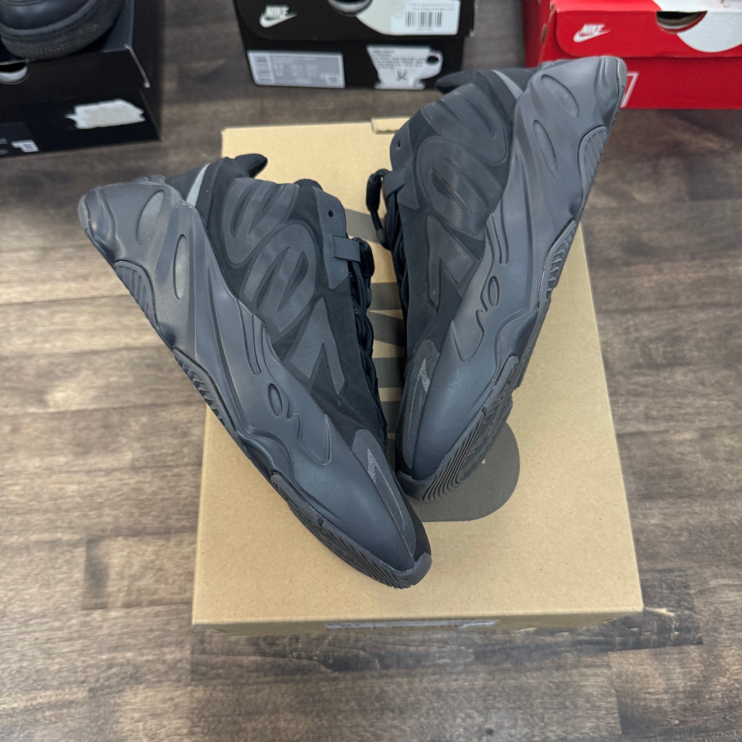 Triple Black adidas MNVN Yeezy 700 (USED)