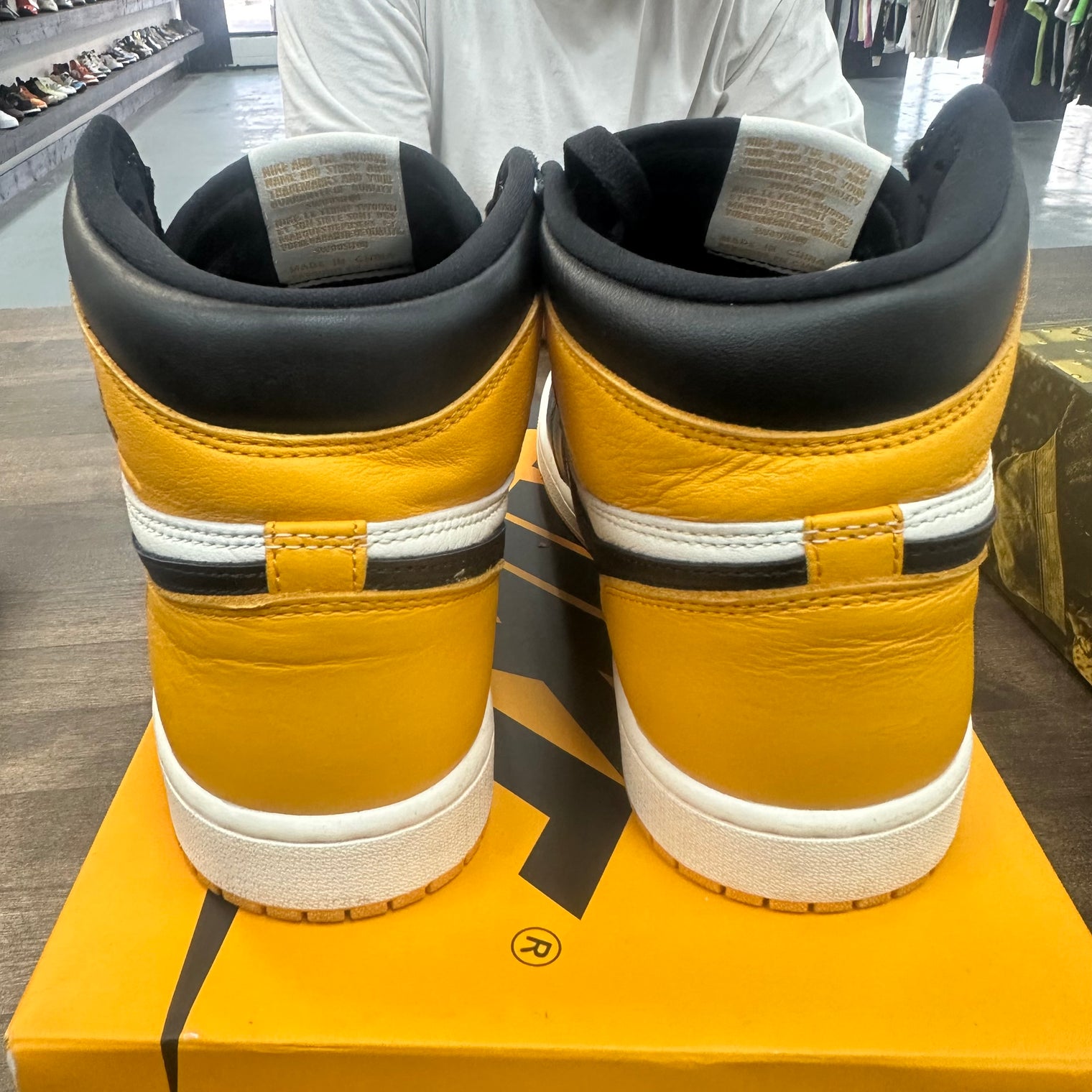Yellow Toe Taxi Jordan 1 High (USED)