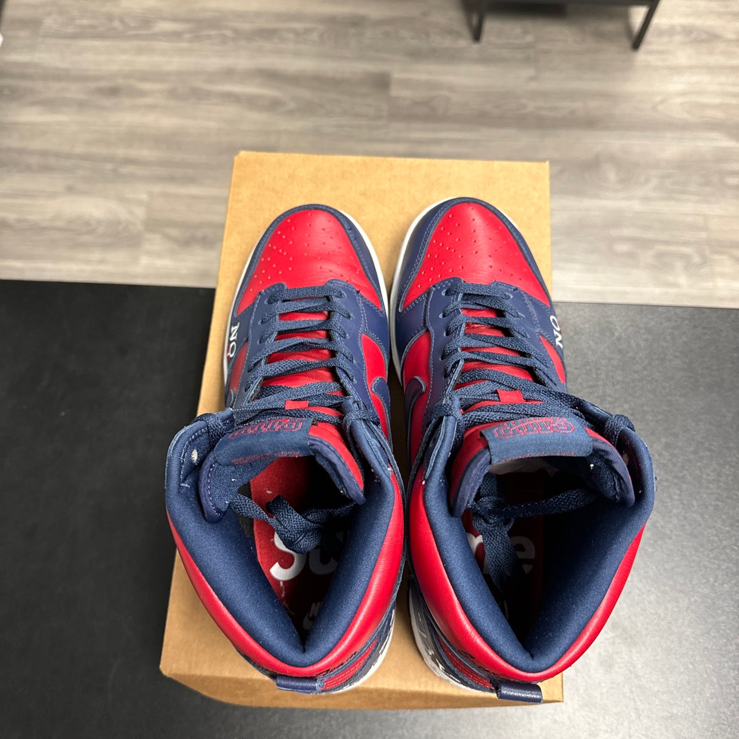 Supreme By Any Means Necessary Dunk High (USED, No box)