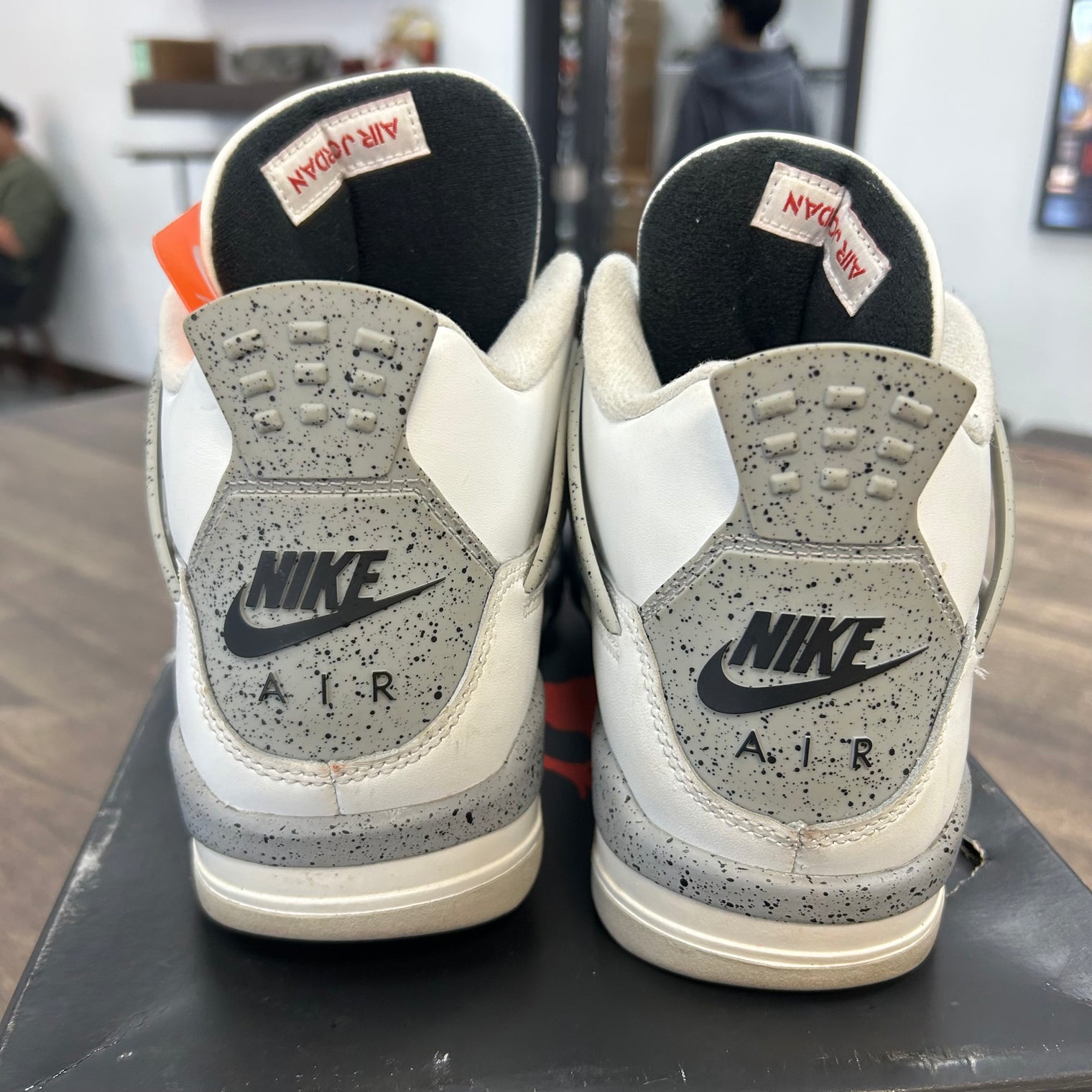 White Cement Jordan 4 (GS) (2025) (USED)
