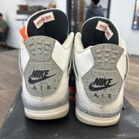 White Cement Jordan 4 (GS) (2025) (USED)