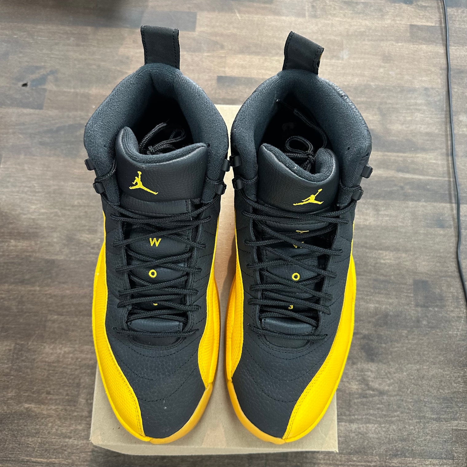 Black University Gold Jordan 12 Retro (USED, No Box)