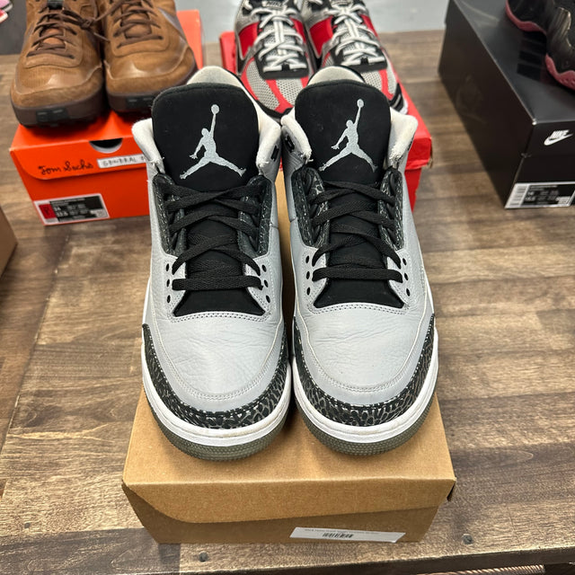 Jordan 3 Retro Wolf Grey (USED, No Box)