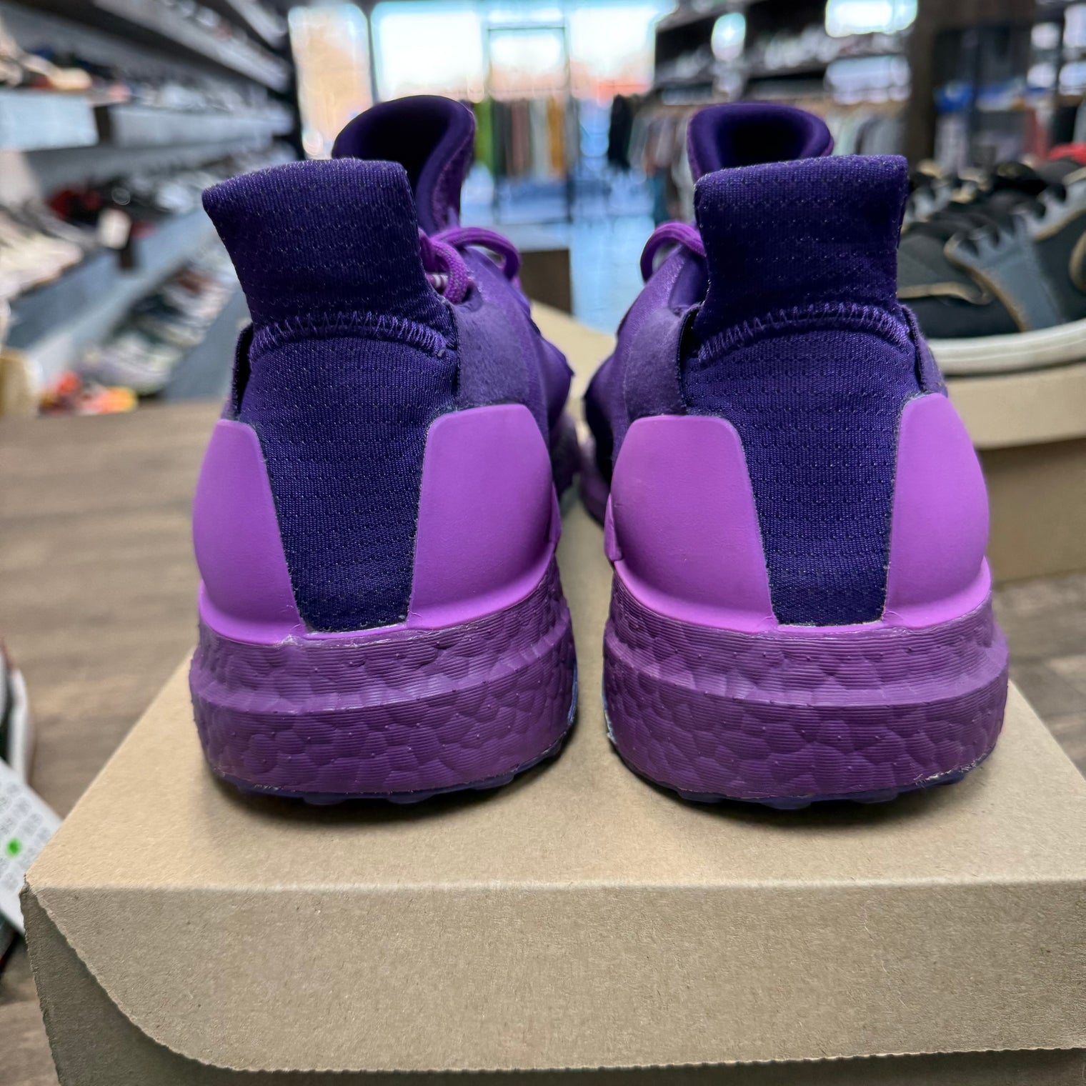 Pharrell Now is Her Time Pack Purple adidas Solar Hu PRD (USED, No Box)