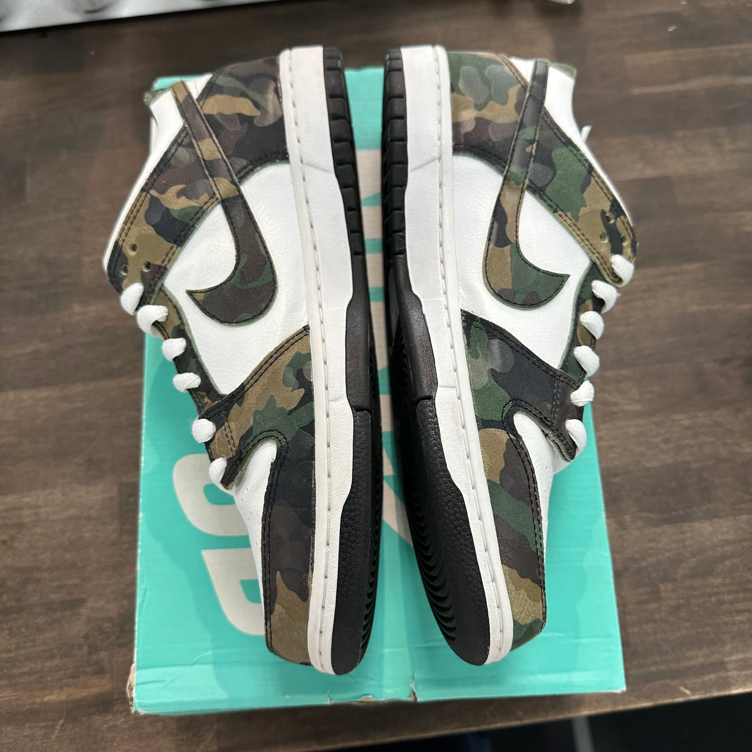 Camo Legion Green SB Dunk Low (USED)