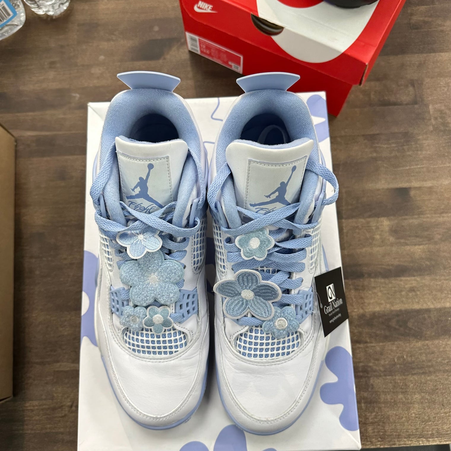 (W) Forget Me Not Jordan 4 (USED)