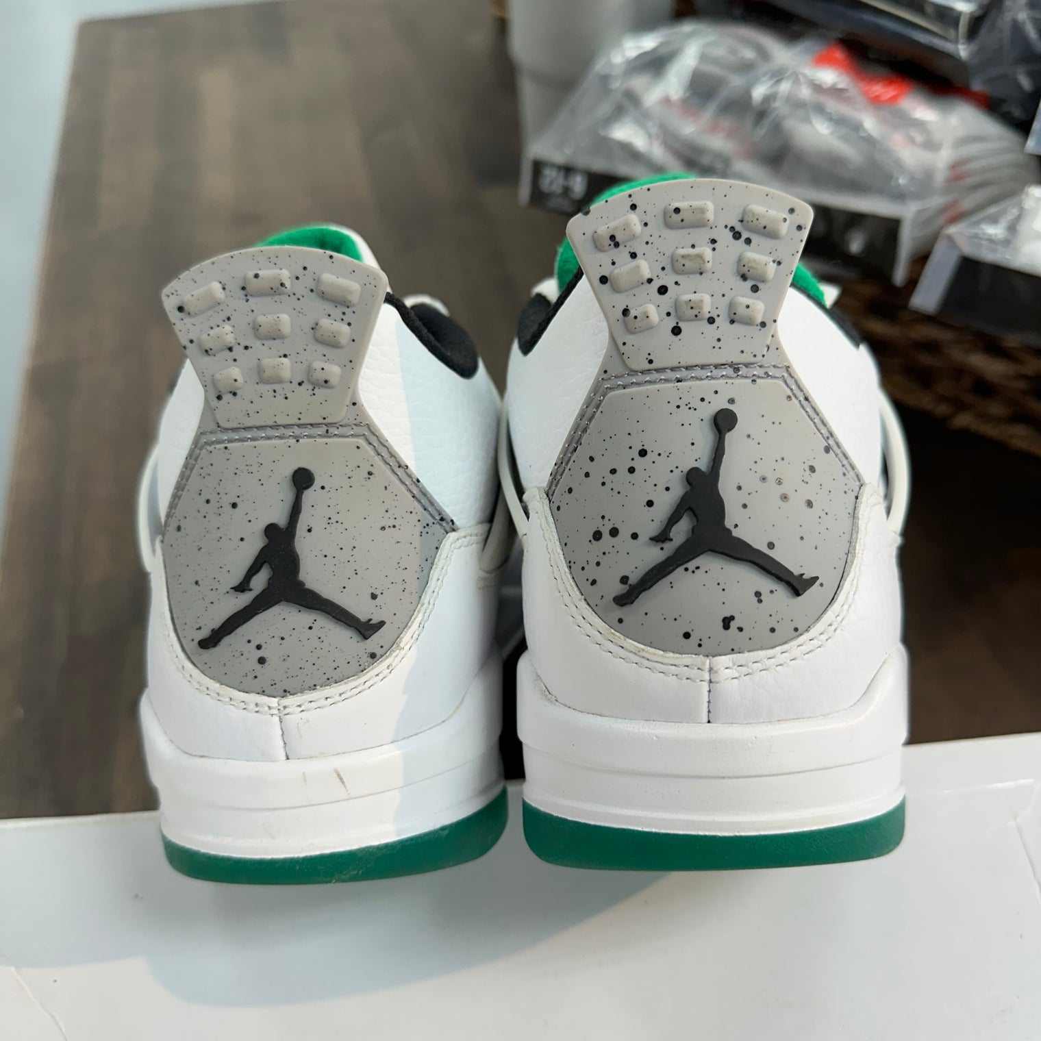 Lucid Green Rasta Jordan 4 (W) (USED)