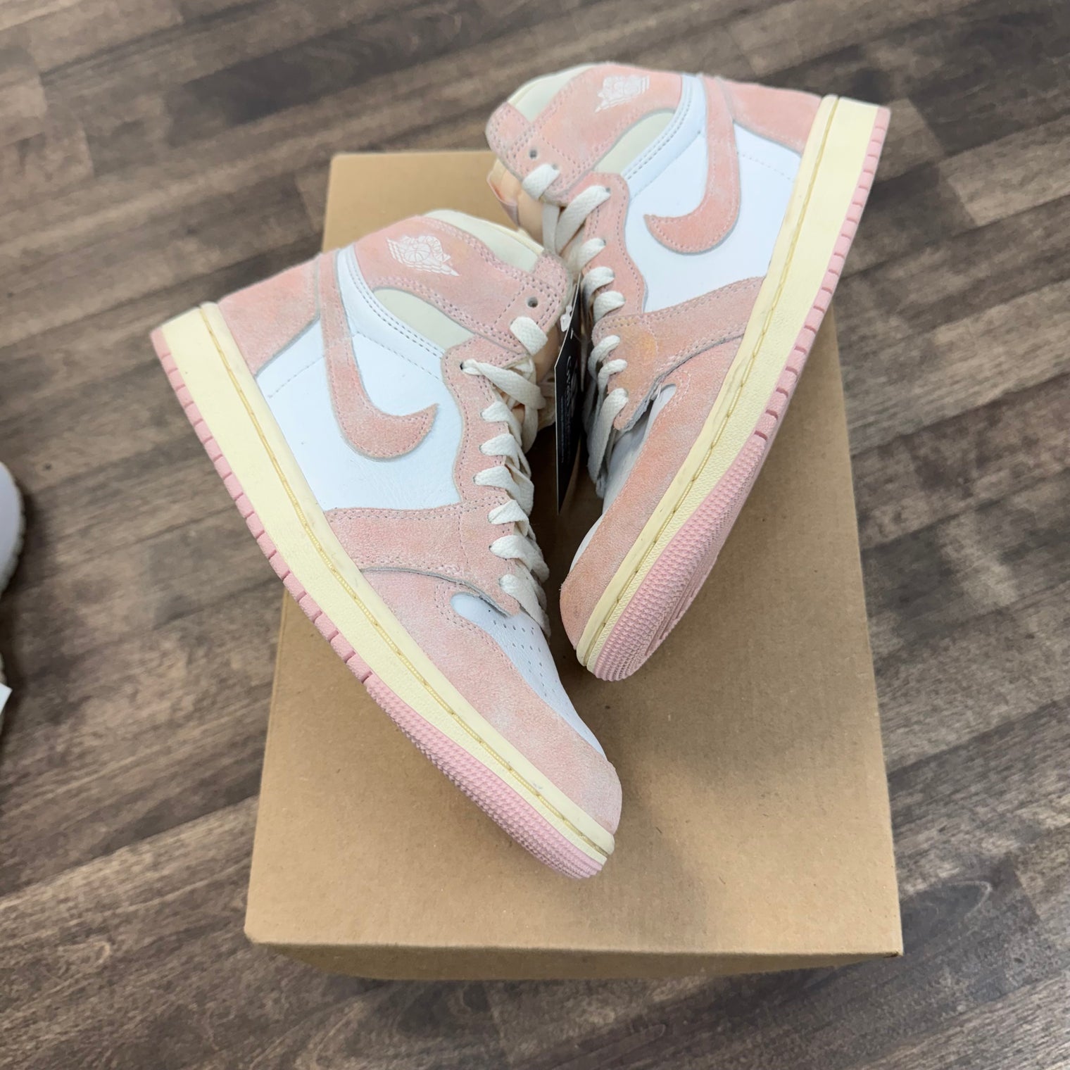 Washed Pink Jordan 1 High (W) (USED, No Box)