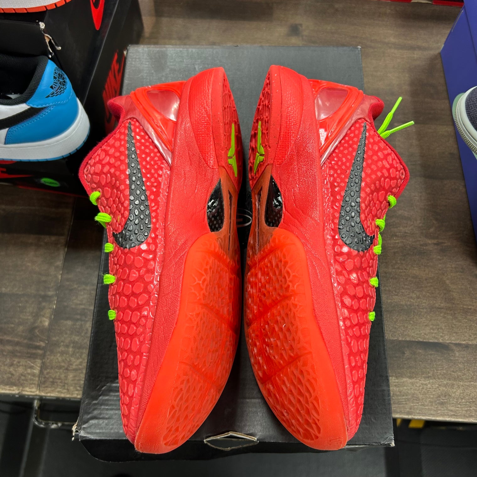 Reverse Grinch Nike Kobe 6 Protro (USED, Replacement Box)