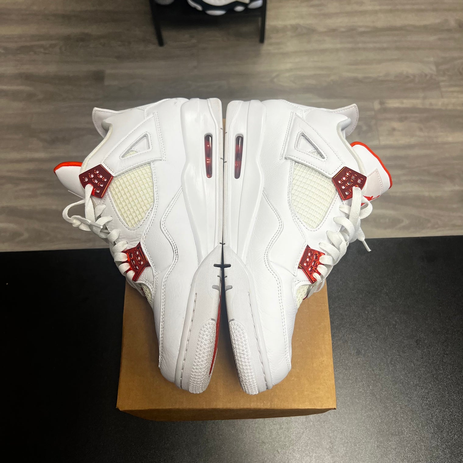 Jordan 4 Retro Metallic Orange (USED, no Box)
