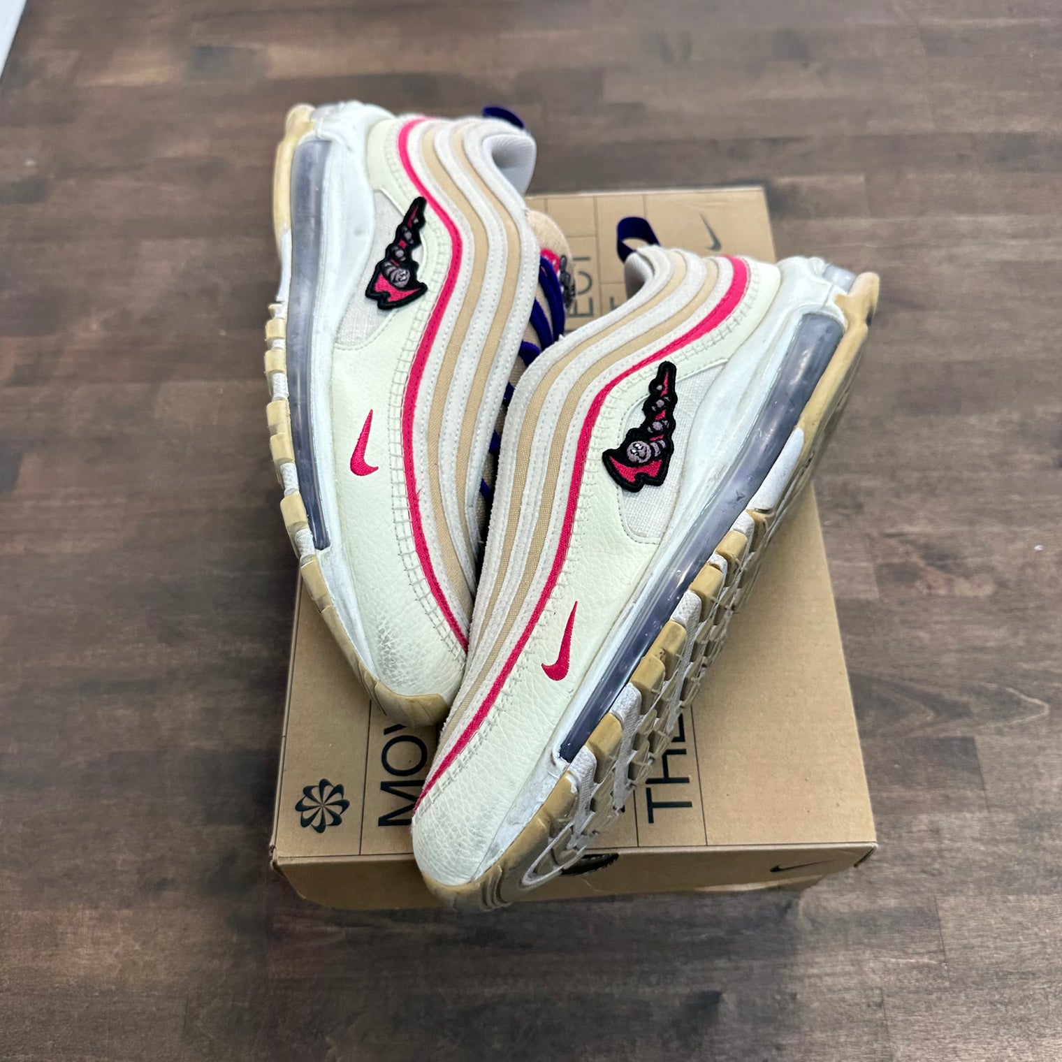 Air Spring Sail Pink Purple Air Max 97 (USED)